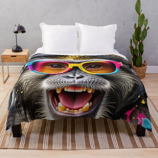 Item preview, Funky Monkey Splash – Pop Art with bite designed and sold by TravelLensPro.