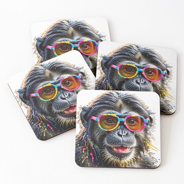 Item preview, Graffiti Monkey – Cool & Colorful Vibes designed and sold by TravelLensPro.