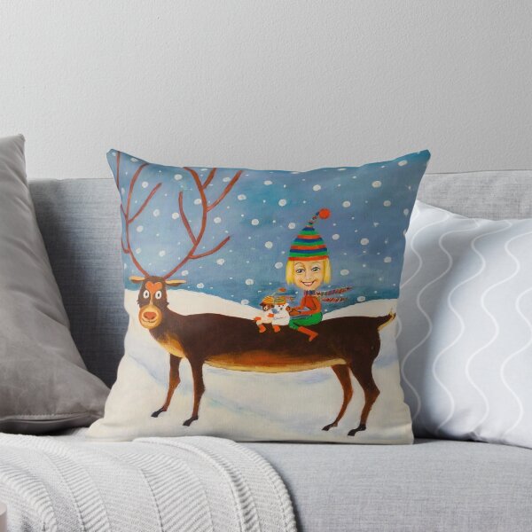Item preview, Magical reindeer ride in winter wonderland designed and sold by MaPerle.