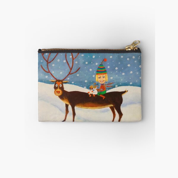 Item preview, Magical reindeer ride in winter wonderland designed and sold by MaPerle.