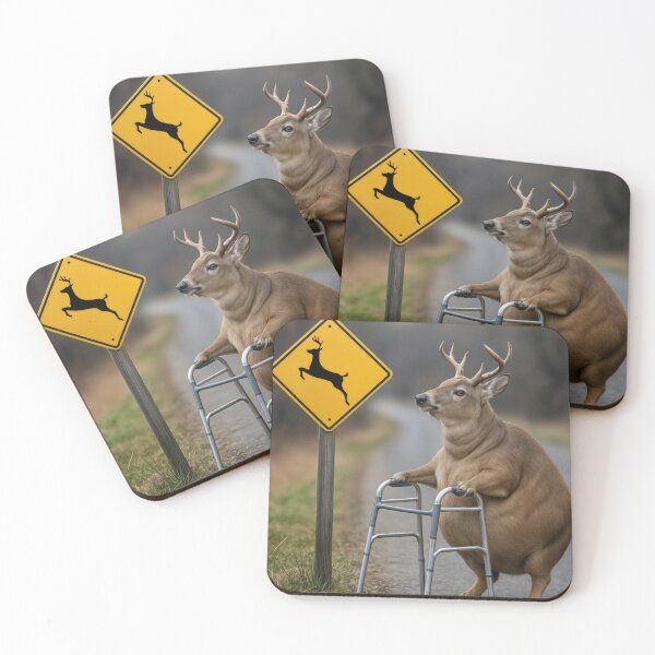 Item preview, Big Buck Deer With a Walker designed and sold by Maria Dryfhout.