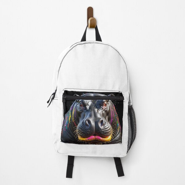 Item preview, Pop Art Hippo – Splash Style Wildlife designed and sold by TravelLensPro.