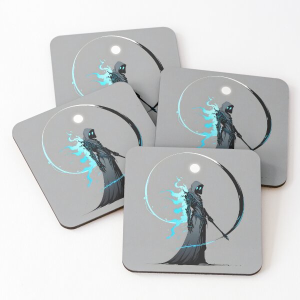 Item preview, Death with a scythe and blue fire designed and sold by Ledsor.