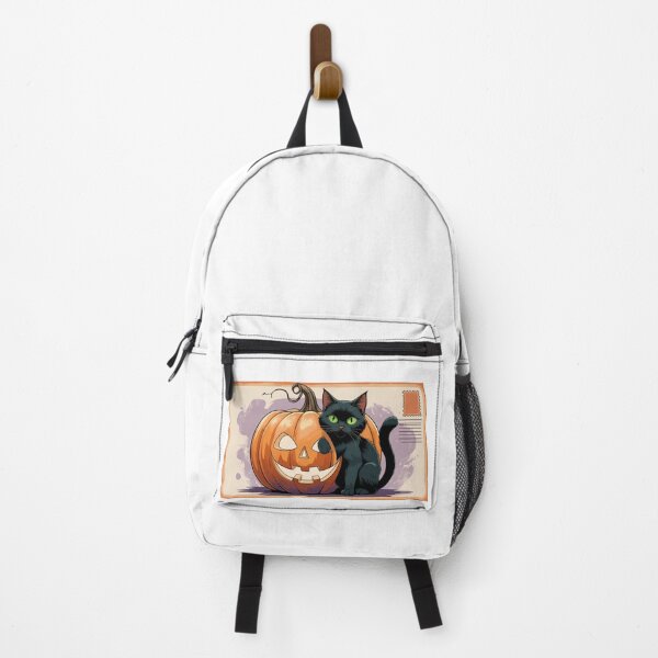 Item preview, Black Cat with Pumpkin - Catch this Feline Magic Now! designed and sold by StormArte.