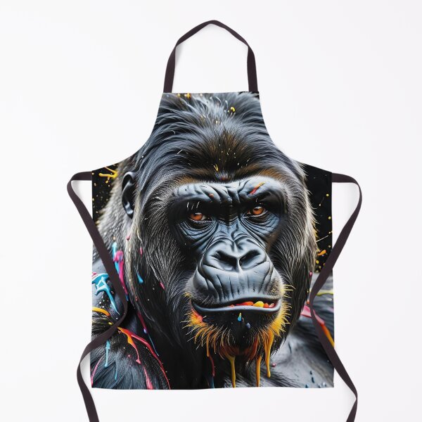 Item preview, Paint Splash Gorilla – Urban Wildlife Art designed and sold by TravelLensPro.