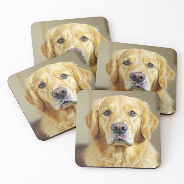 Item preview, Candy Sprinkles On Golden Retriever Nose designed and sold by Maria Dryfhout.
