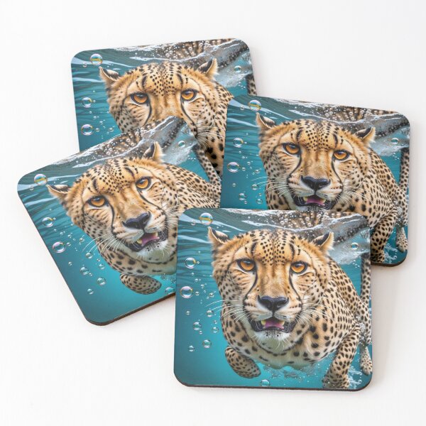 Item preview, Cheetah Dive – Speed Meets Water designed and sold by TravelLensPro.