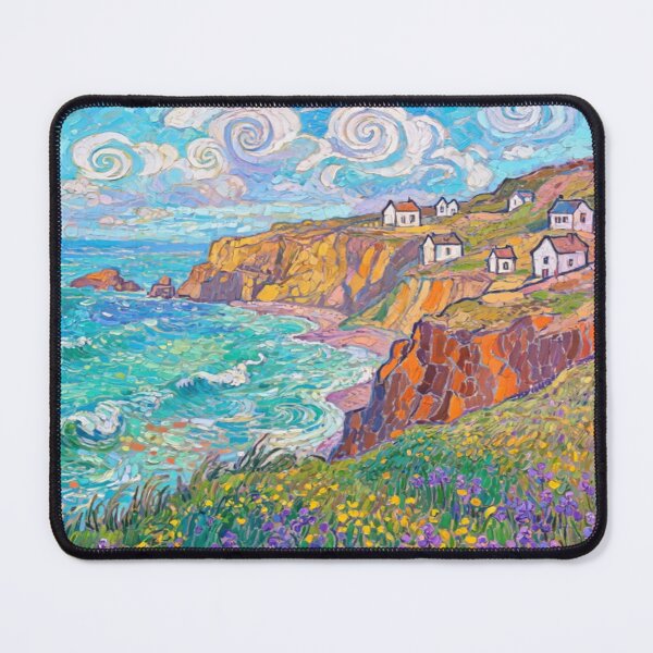Item preview, Hope Cove from Bolt Tail2(watercolour + AI） designed and sold by artsmeow.