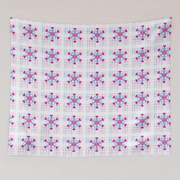 Item preview, Snowflake Sparkle Caring Bear Inspired Plaid designed and sold by joysqueezed-out.