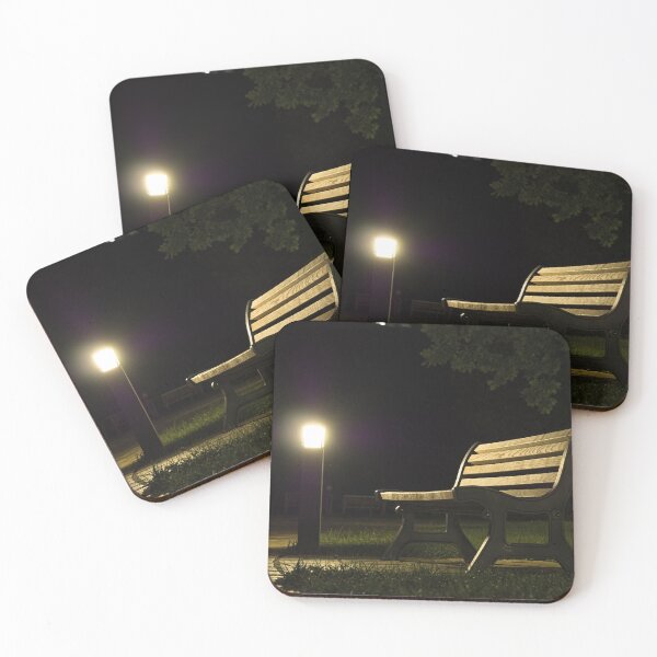 Item preview, Park Bench at Night designed and sold by Inimma.