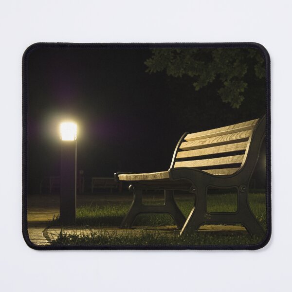 Item preview, Park Bench at Night designed and sold by Inimma.