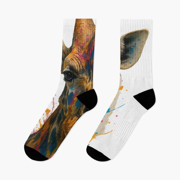 Item preview, Color Splash Giraffe – Safari in Neon designed and sold by TravelLensPro.
