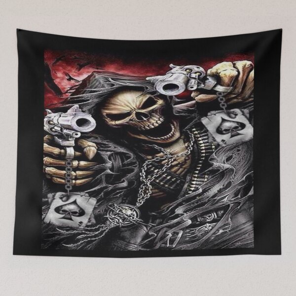 Item preview, Skeleton With guns designed and sold by Staytrendy.