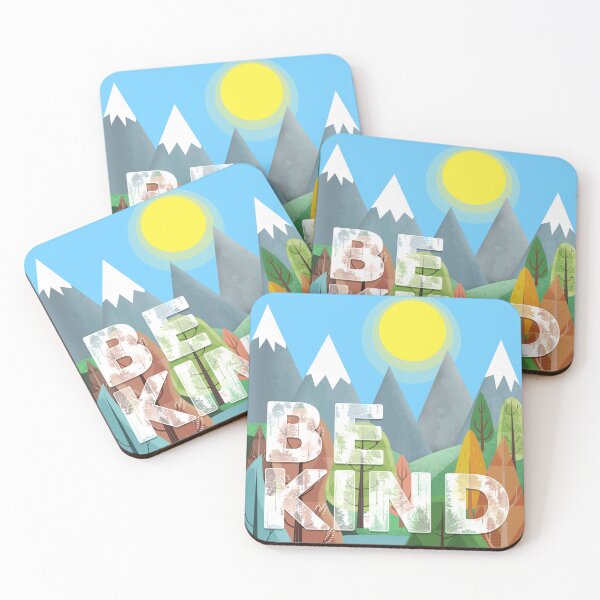 Item preview, Be Kind forest nature good vibes designed and sold by Krokoneil.