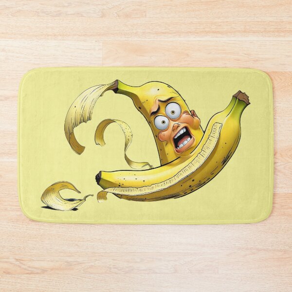 Item preview, Funny Scared Banana Cartoon-1 designed and sold by SamartkitDesign.