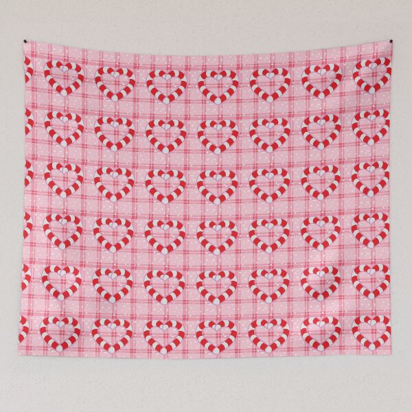 Item preview, Sugar Heart Caring Bear Inspired Plaid designed and sold by joysqueezed-out.