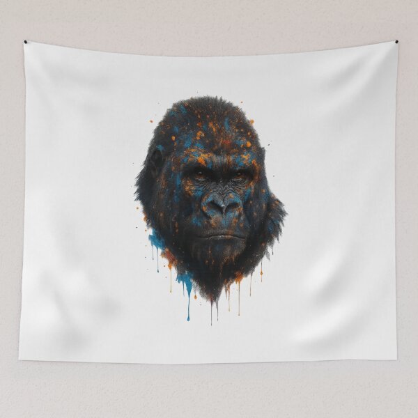 Item preview, Urban Gorilla – Paint Splash Portrait designed and sold by TravelLensPro.