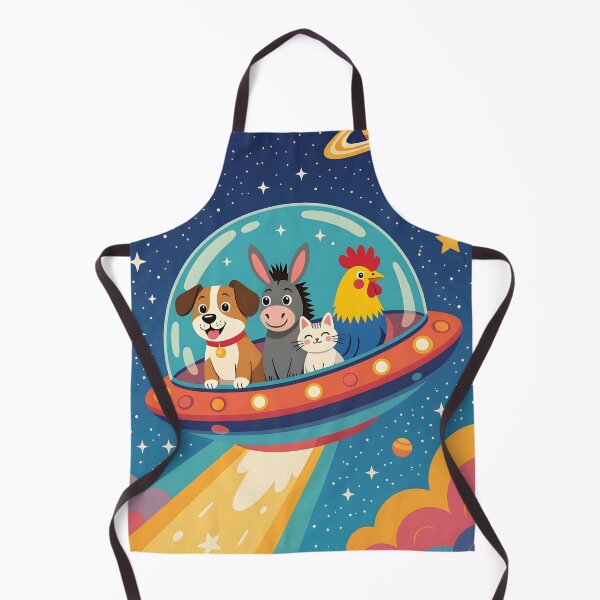 Item preview, The Bremen Town Musicians in Space designed and sold by Fies-und-Fein.