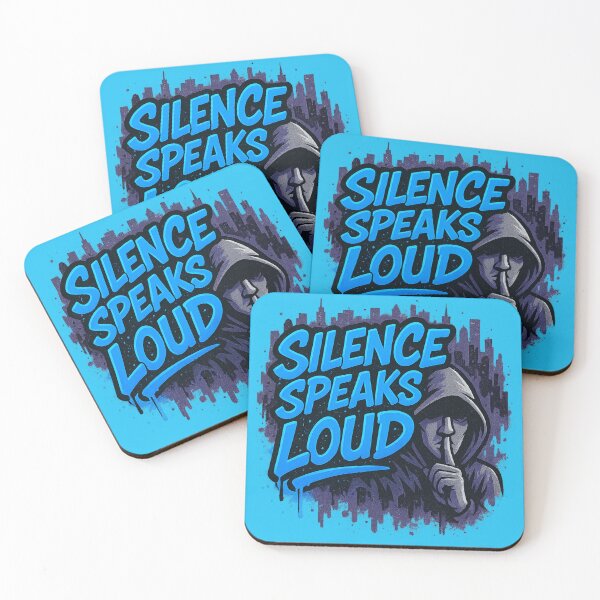 Item preview, Silence Speaks Loud designed and sold by RedHow.