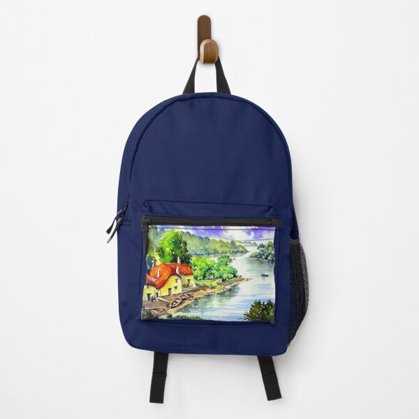Item preview, Gullet, Salcombe Estuary（watercolour + AI） designed and sold by artsmeow.