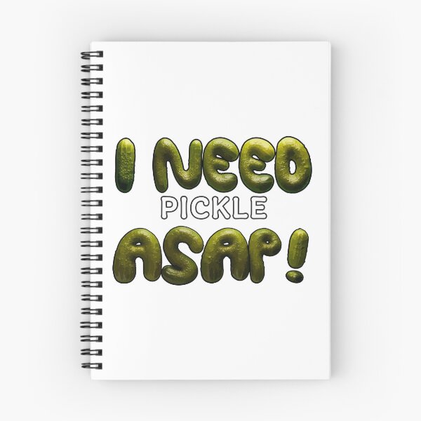 Item preview, I Need Pickle ASAP! Funny Food Pun Design – Cute Pickle Humor designed and sold by beerkee.