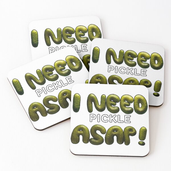 Item preview, I Need Pickle ASAP! Funny Food Pun Design – Cute Pickle Humor designed and sold by beerkee.
