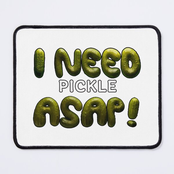 Item preview, I Need Pickle ASAP! Funny Food Pun Design – Cute Pickle Humor designed and sold by beerkee.