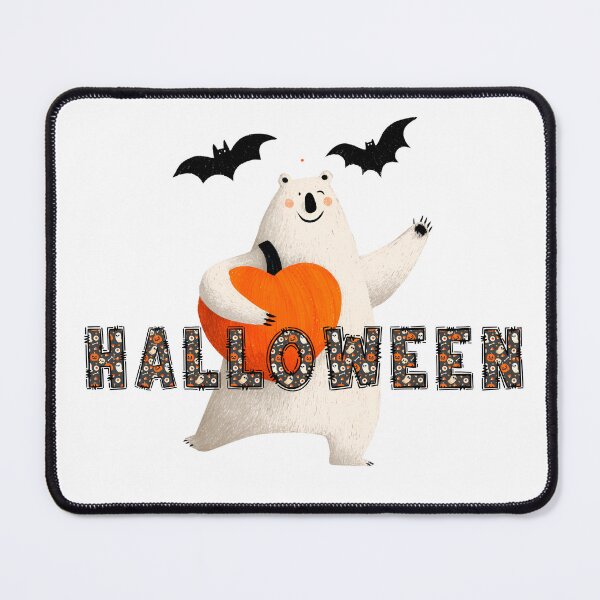 Item preview, Halloween Bear with Pumpkin – Cute Spooky  designed and sold by LizaRancel.
