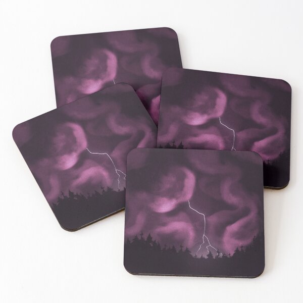 Item preview, Night's Light - Lightening in a Forest designed and sold by WanderfulWonder.