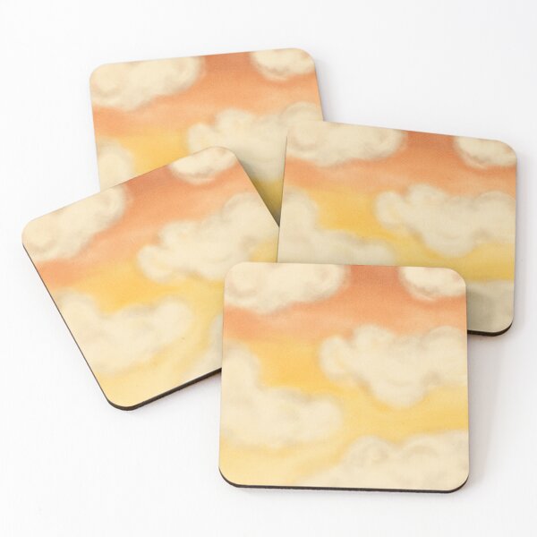 Item preview, Citrusy Skies - Cloudy Sky Illustration designed and sold by WanderfulWonder.