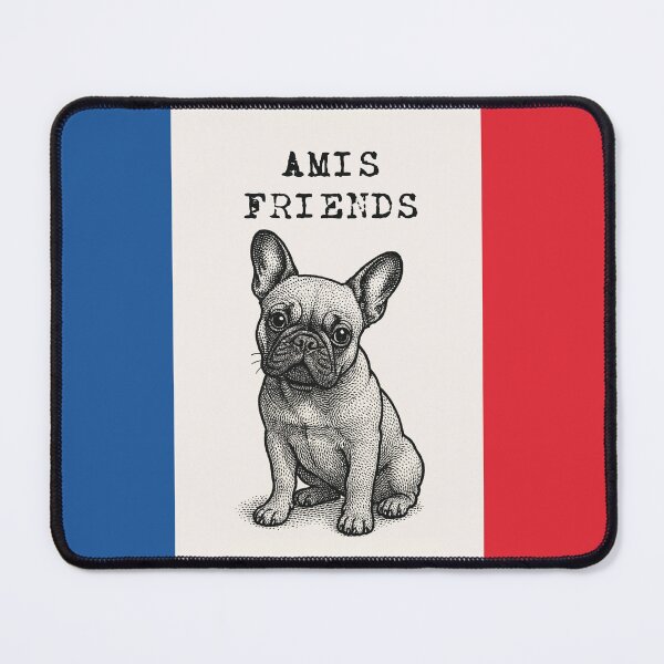 Item preview, French Frenchy Bulldog Mouse Pad designed and sold by FrenchyMerch.