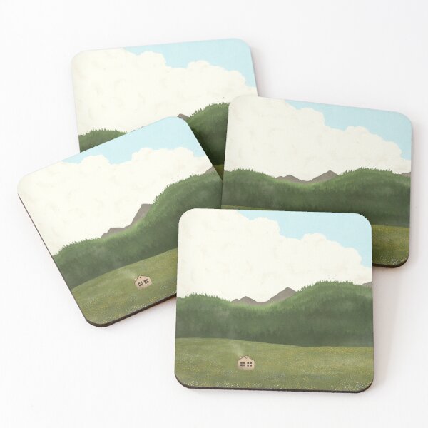 Item preview, Among the Wildflowers - Landscape Painting  designed and sold by WanderfulWonder.