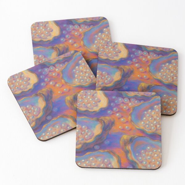 Item preview, Iridescent Pearls in Oysters designed and sold by NovaraPrints.