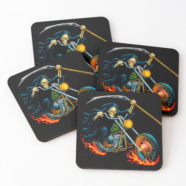 Item preview, Grim Reaper Biker designed and sold by GhostRiderMerch.