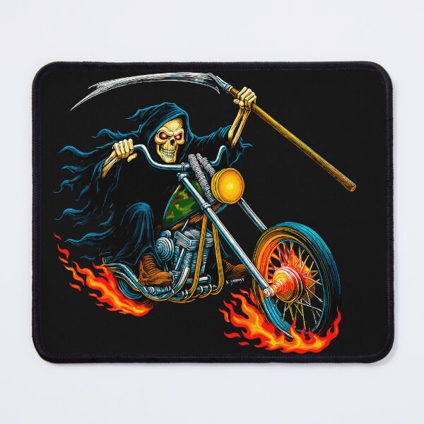 Item preview, Grim Reaper Biker designed and sold by GhostRiderMerch.