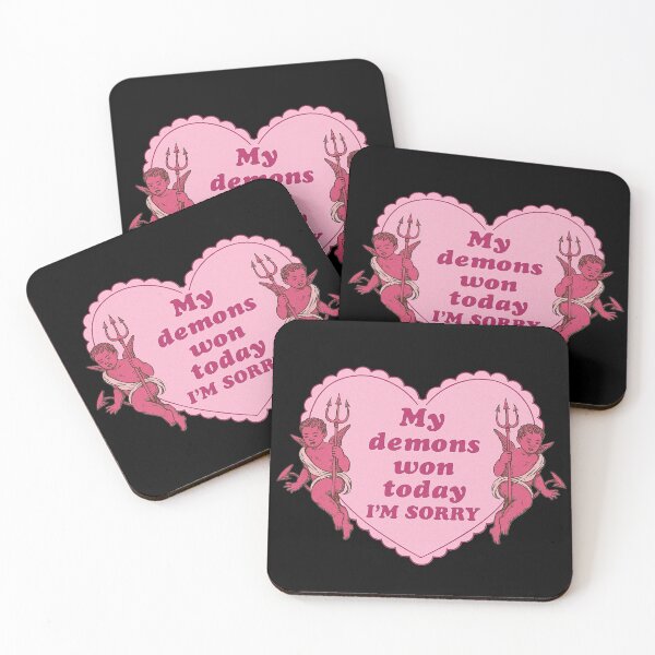 Item preview, My Demons Won Today – I'm Sorry designed and sold by MarysY2KPalace.