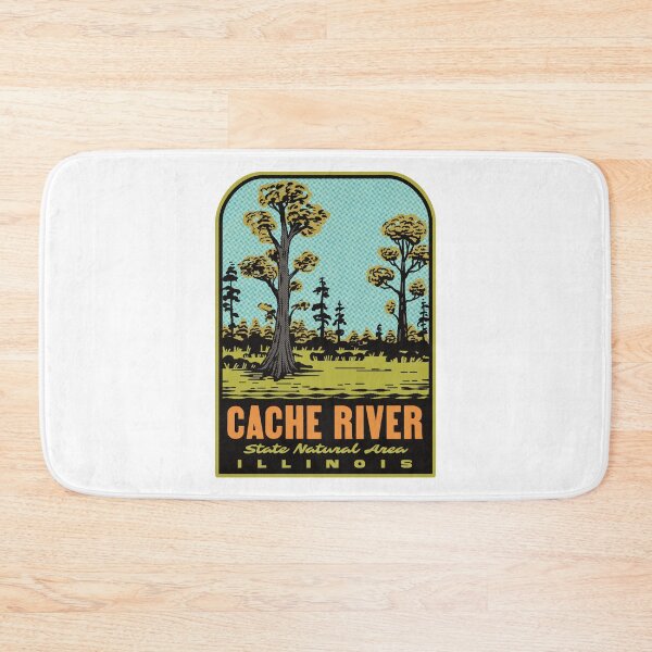 Item preview, Cache River Illinois Retro Travel designed and sold by HalpinDesign.