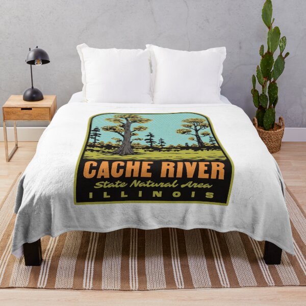 Item preview, Cache River Illinois Retro Travel designed and sold by HalpinDesign.