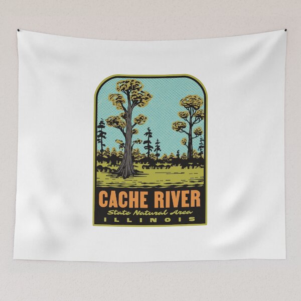Item preview, Cache River Illinois Retro Travel designed and sold by HalpinDesign.