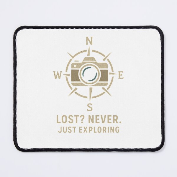 Item preview, Lost? Never. Just exploring. – Camera meets compass | TravelLensPro designed and sold by TravelLensPro.
