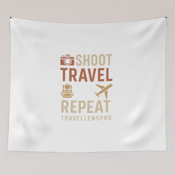 Item preview, Shoot. Travel. Repeat. – For Photographers & Adventurers | TravelLensPro designed and sold by TravelLensPro.