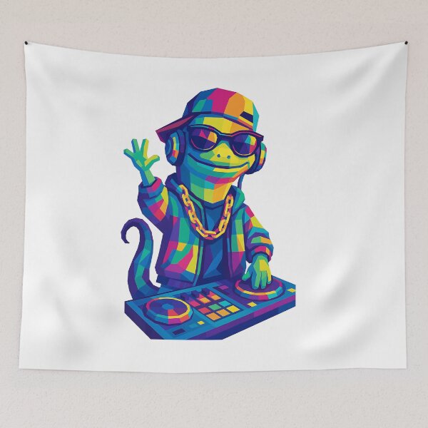 Item preview, Lizard Lizard – Funny Elio DJ designed and sold by Brian Connor.