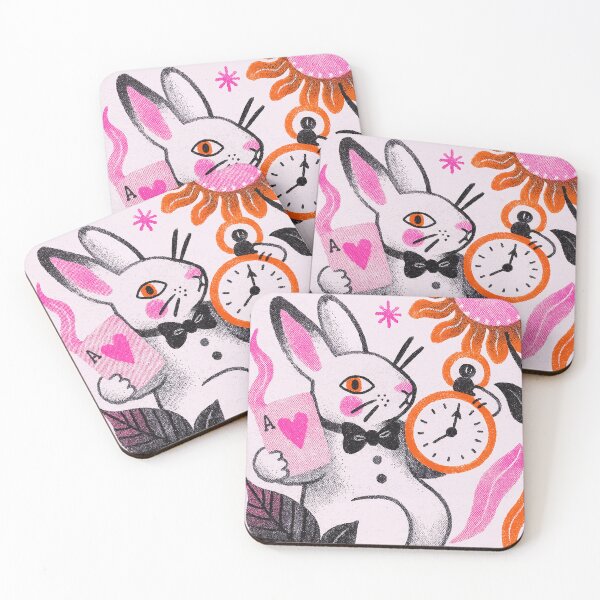 Item preview, Whimsical Folk Art Rabbit with Pocket Watch designed and sold by zzz888.