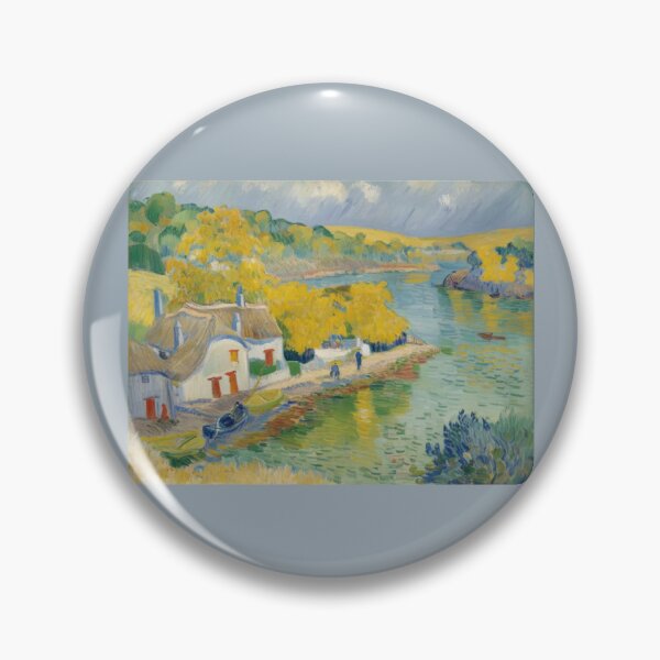 Item preview, Gullet Salcombe Estuary(watercolour + AI) designed and sold by artsmeow.