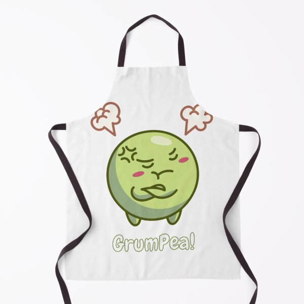 Item preview, GrumPea – Funny Kawaii Angry Pea Character designed and sold by arteena.