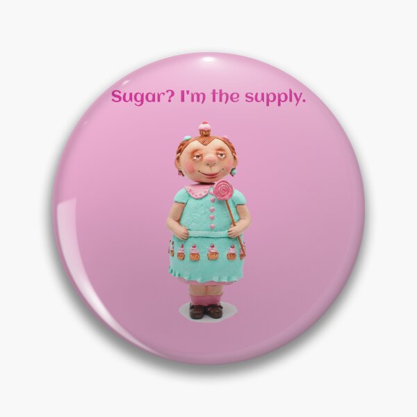 Item preview, Sugar? I’m the Supply – Whimsical Sweet Doll Design designed and sold by NatalieVerveArt.