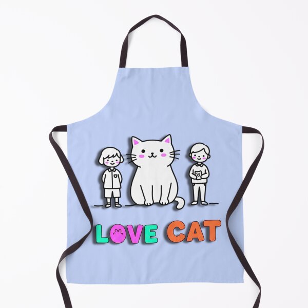 Item preview, Charming Love Cat Kids Artwork designed and sold by ExploreAura Studio.