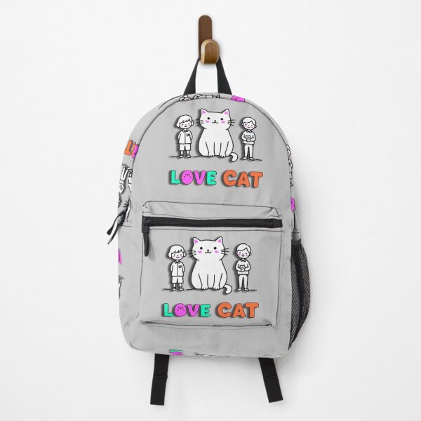 Item preview, Charming Love Cat Kids Artwork designed and sold by ExploreAura Studio.