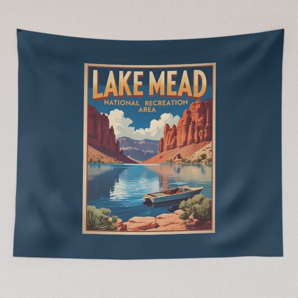 Item preview, Vintage Lake Mead National Recreation Area Design designed and sold by GoodOldVintage.