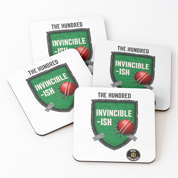 Item preview, Oval Invincibles – “Invincible-ish” Satirical Cricket Badge designed and sold by WhisperFrame.